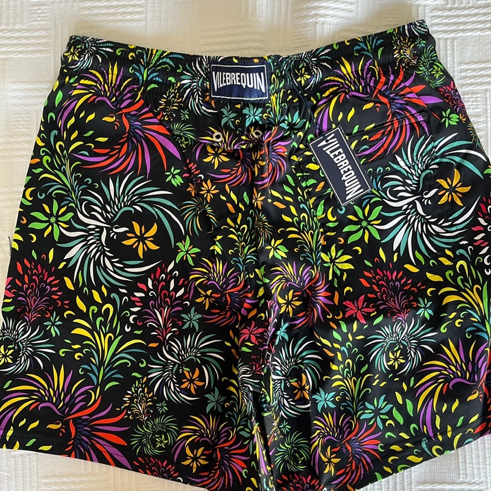 VILEBREQUIN
Men's Moorise Evening Birds SPX Swim Trunks 14.5 inseam XL